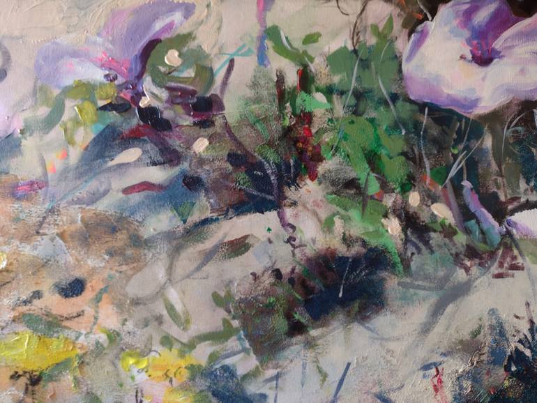 Original Figurative Floral Painting by Marina Del Pozo