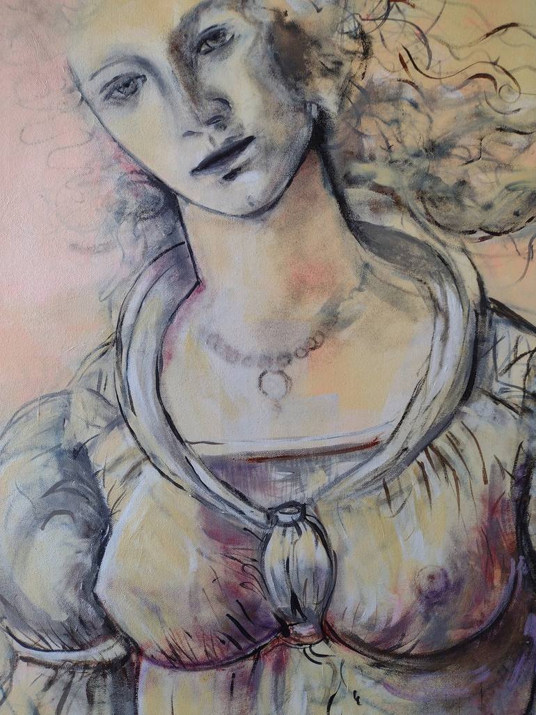 Original Figurative Portrait Painting by marina del pozo