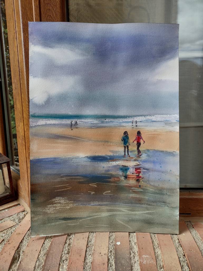 Original Seascape Painting by marina del pozo