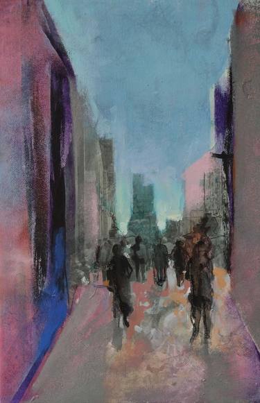 Print of Figurative Cities Paintings by marina del pozo