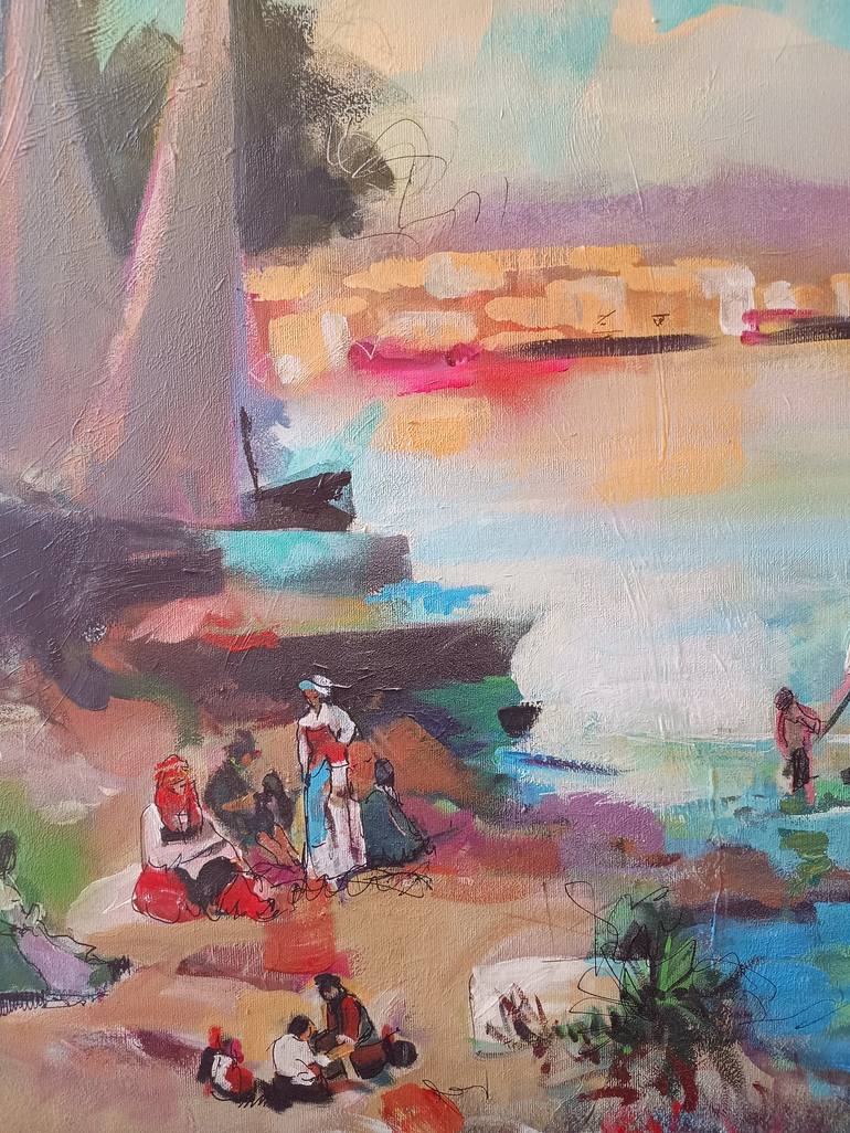 Original Landscape Painting by marina del pozo