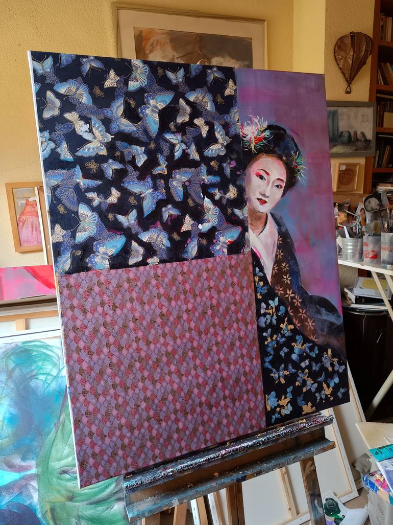 Original Figurative People Painting by Marina Del Pozo