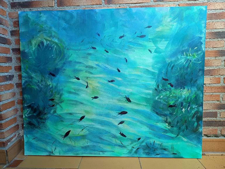 Original Seascape Painting by marina del pozo