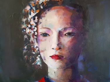Print of Figurative Portrait Paintings by marina del pozo