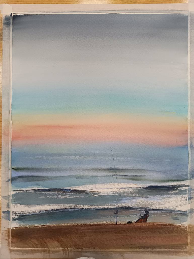 Original Seascape Painting by marina del pozo