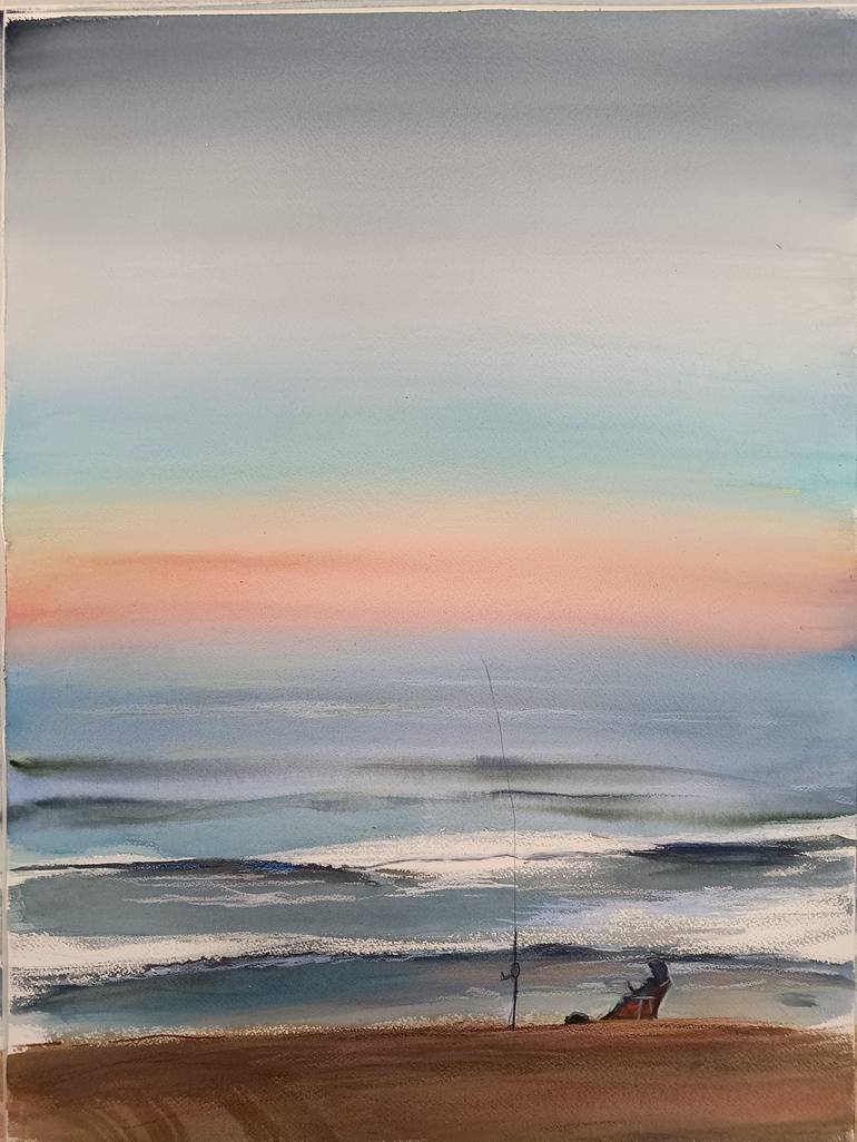 Original Seascape Painting by marina del pozo