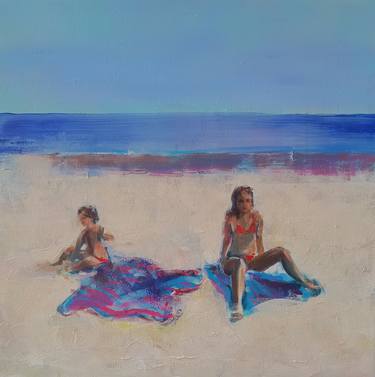 Original Impressionism People Paintings by marina del pozo