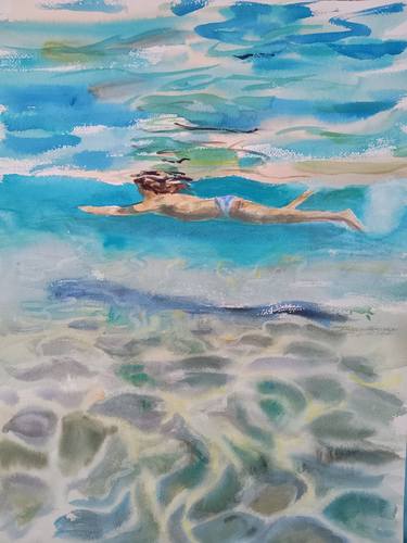 Original Impressionism People Paintings by marina del pozo