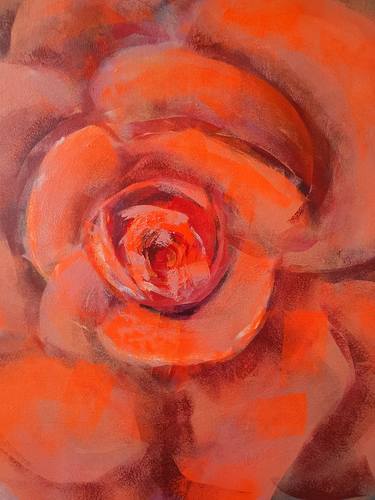 Original Figurative Floral Paintings by marina del pozo