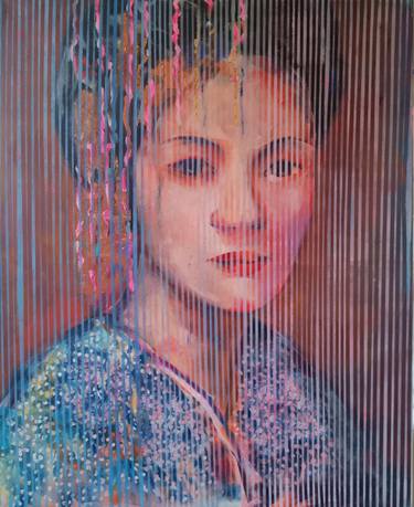 Original Portraiture Women Painting by Marina Del Pozo