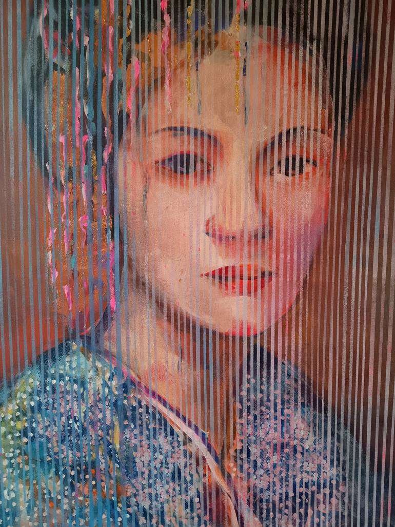 Original Portraiture Women Painting by Marina Del Pozo