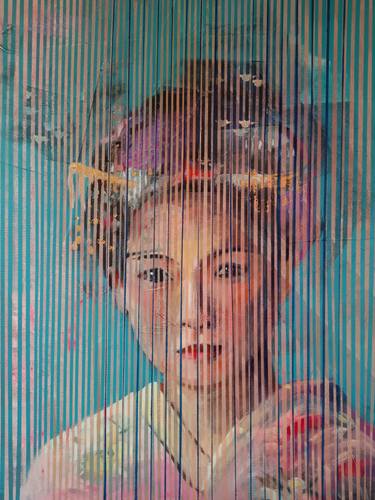 Original Portraiture Women Painting by Marina Del Pozo