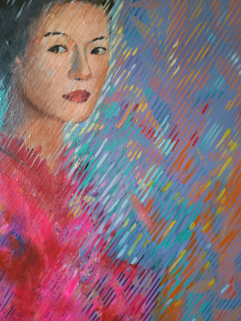 Original Portraiture Women Painting by Marina Del Pozo