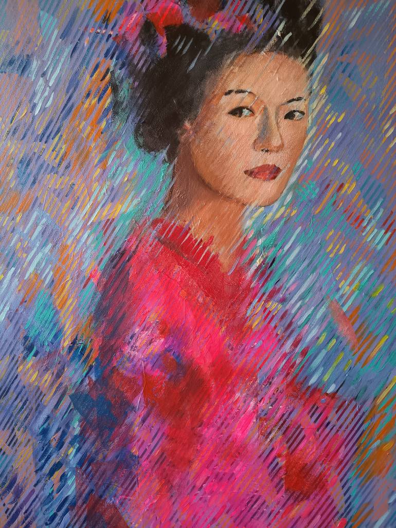 Original Portraiture Women Painting by Marina Del Pozo