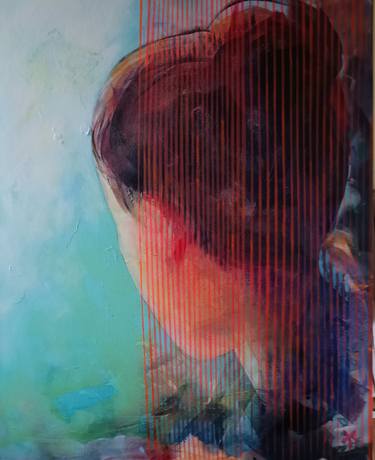 Original Figurative Women Painting by Marina Del Pozo