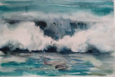 Print of Impressionism Water Paintings by marina del pozo