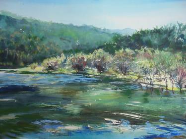 Original Landscape Paintings by marina del pozo