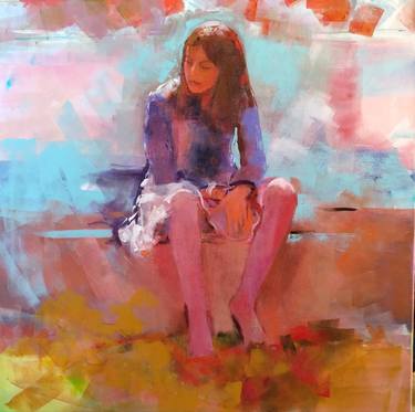 Print of Figurative People Paintings by marina del pozo