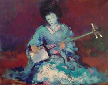 Print of Performing Arts Paintings by marina del pozo
