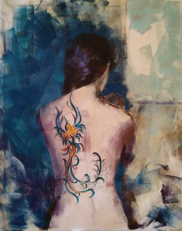 Print of Figurative Women Paintings by marina del pozo