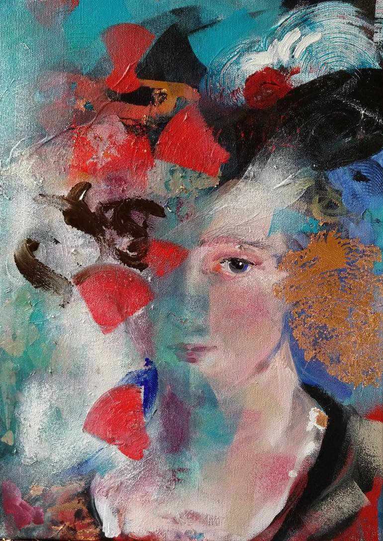 Original Figurative Portrait Paintings by Marina Del Pozo