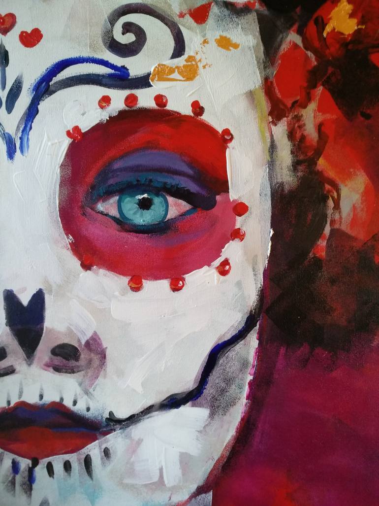 Original Portraiture People Painting by Marina Del Pozo