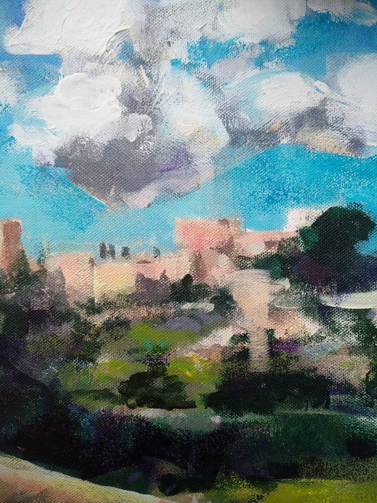 Original Landscape Painting by marina del pozo