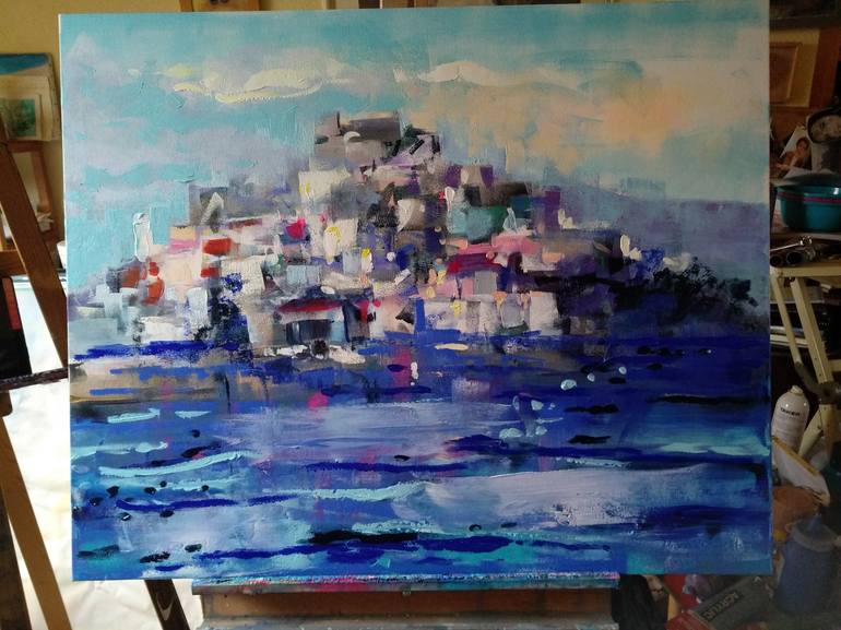Original People Painting by marina del pozo