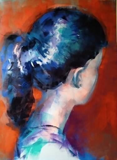 Original Portrait Paintings by marina del pozo