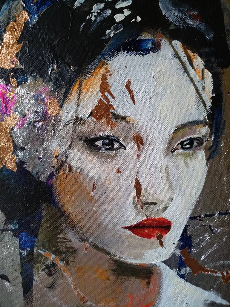 Original Figurative People Painting by Marina Del Pozo