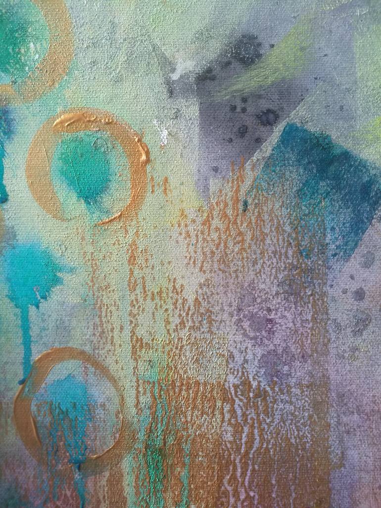 Original Abstract People Painting by Marina Del Pozo