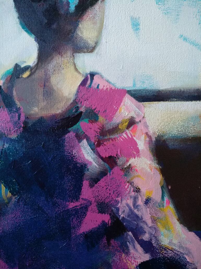Original Figurative People Painting by Marina Del Pozo