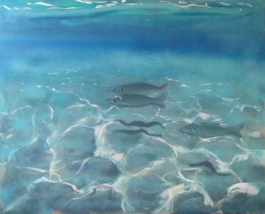 Print of Figurative Seascape Paintings by marina del pozo