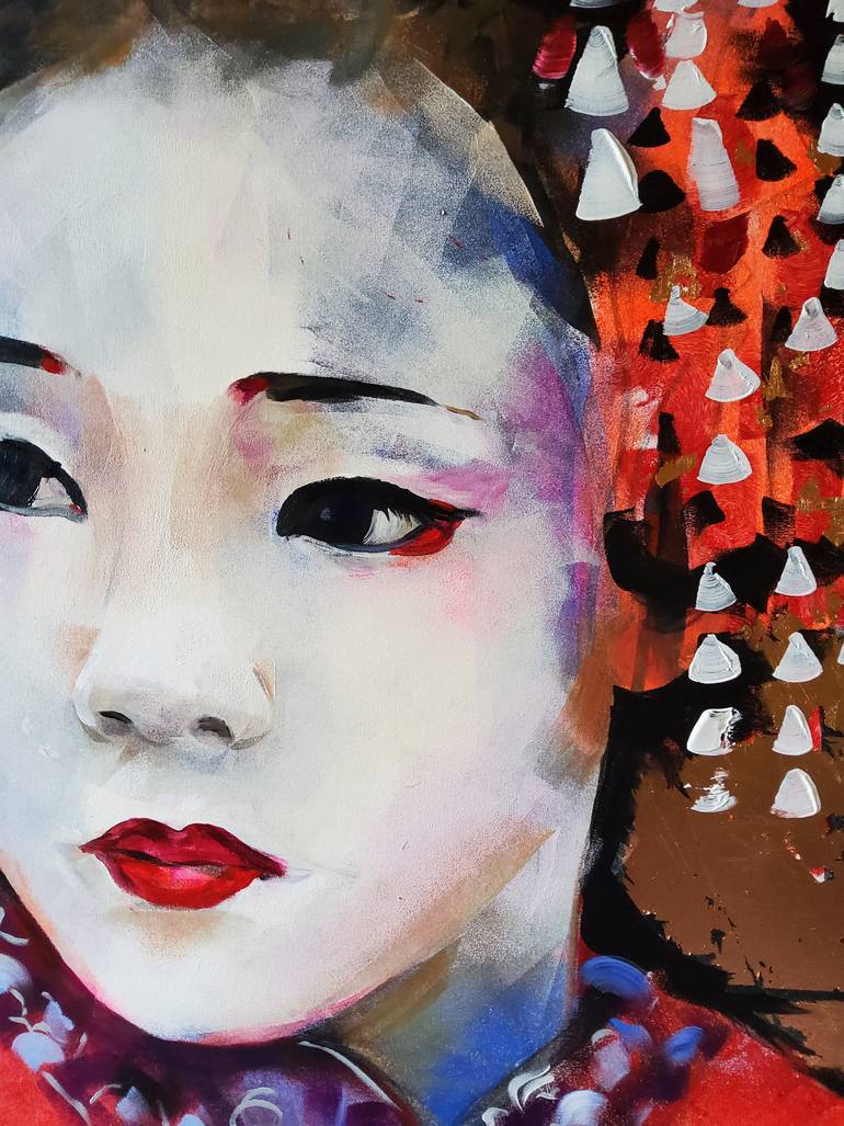 Original Figurative People Painting by Marina Del Pozo