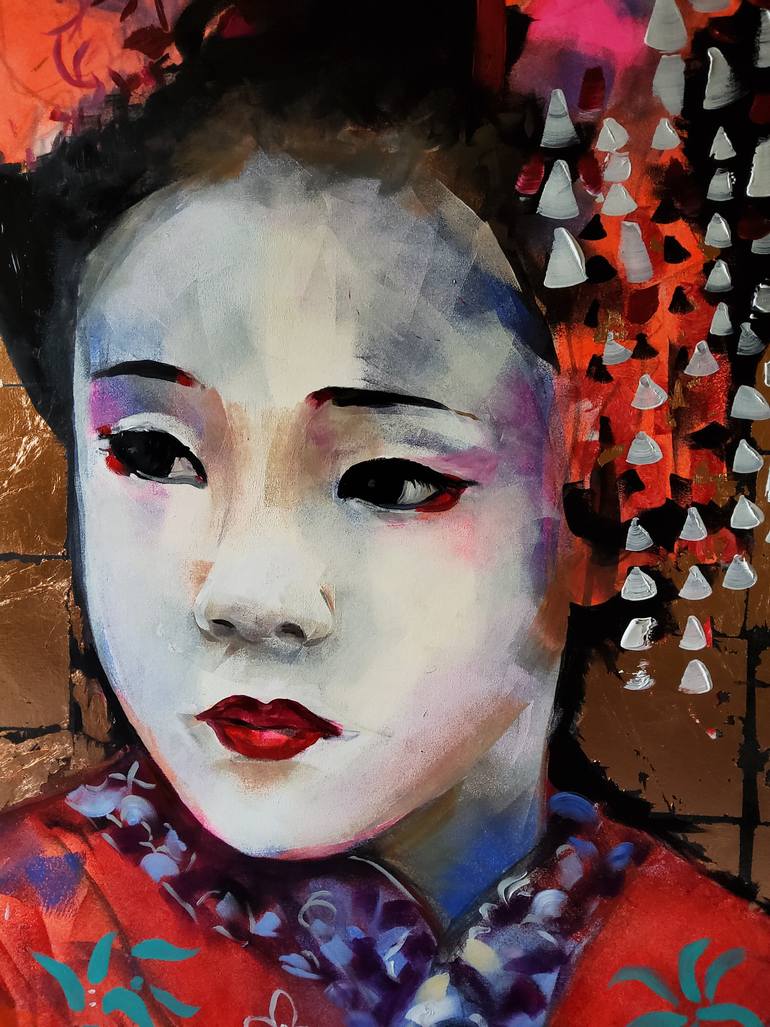 Original Figurative People Painting by Marina Del Pozo