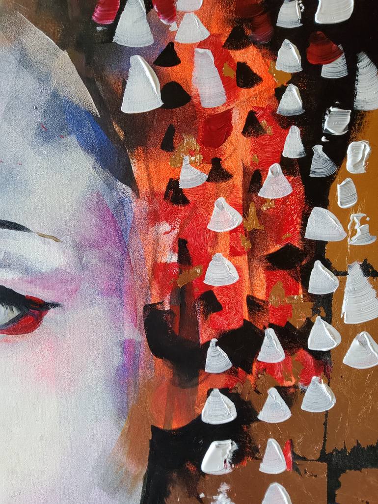 Original Figurative People Painting by Marina Del Pozo