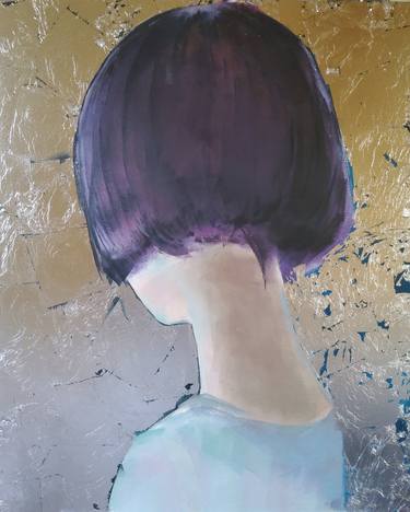 Original Figurative Women Paintings by marina del pozo