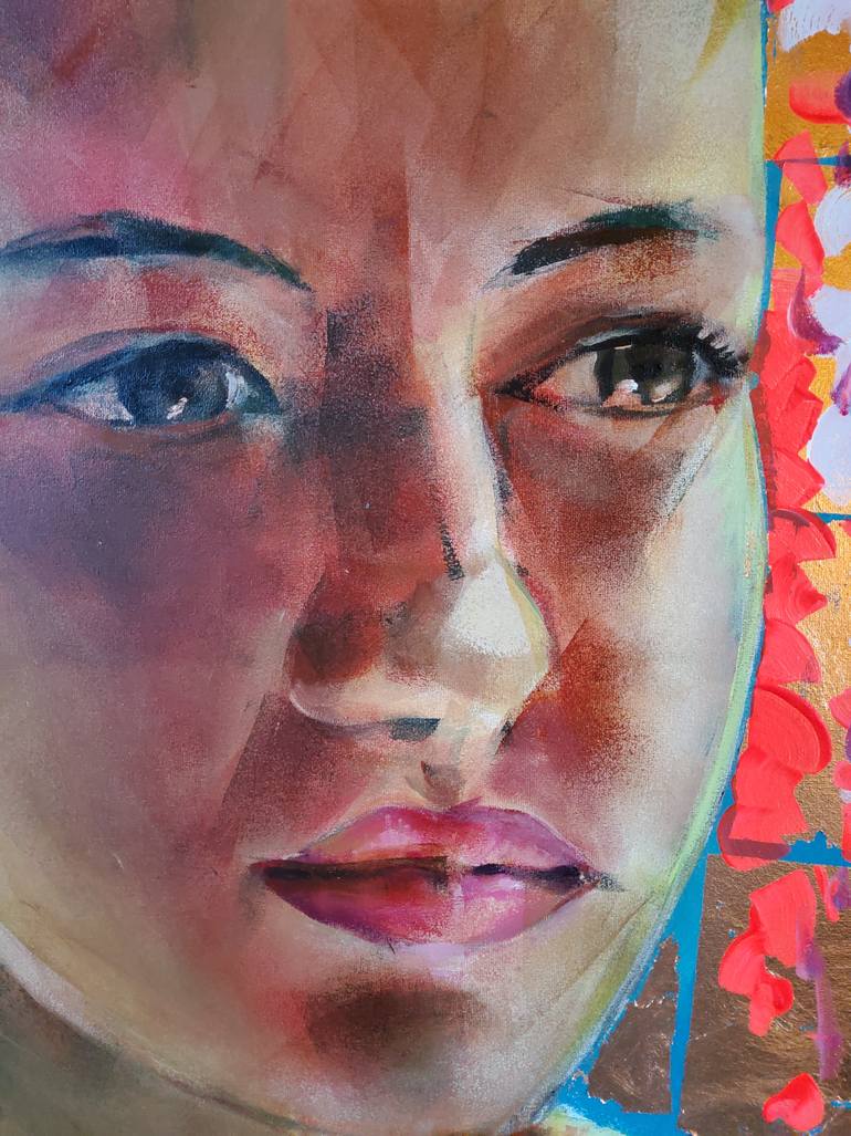 Original Figurative Women Painting by Marina Del Pozo