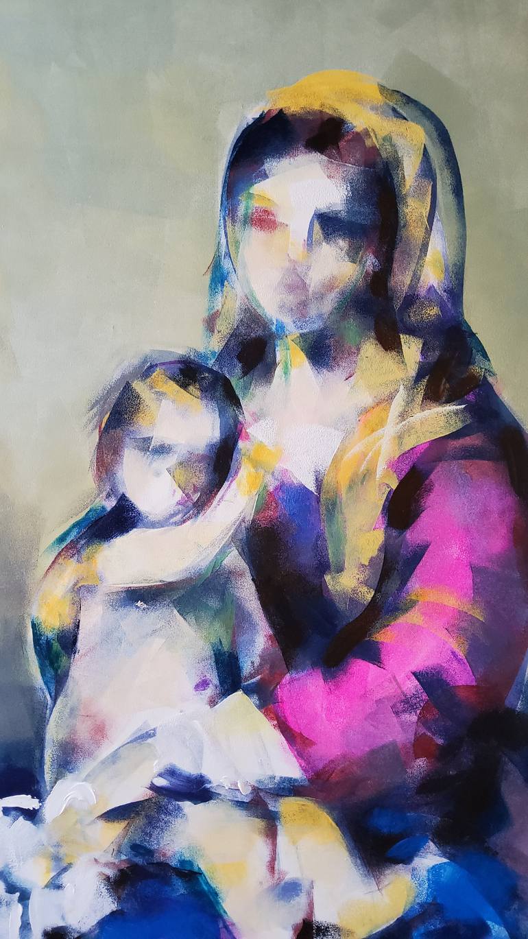 Original Figurative Women Painting by Marina Del Pozo