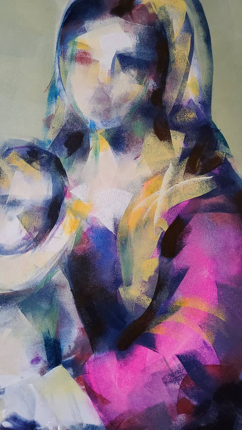 Original Figurative Women Painting by Marina Del Pozo