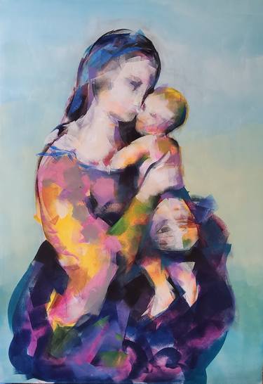 Print of Figurative Portrait Paintings by marina del pozo