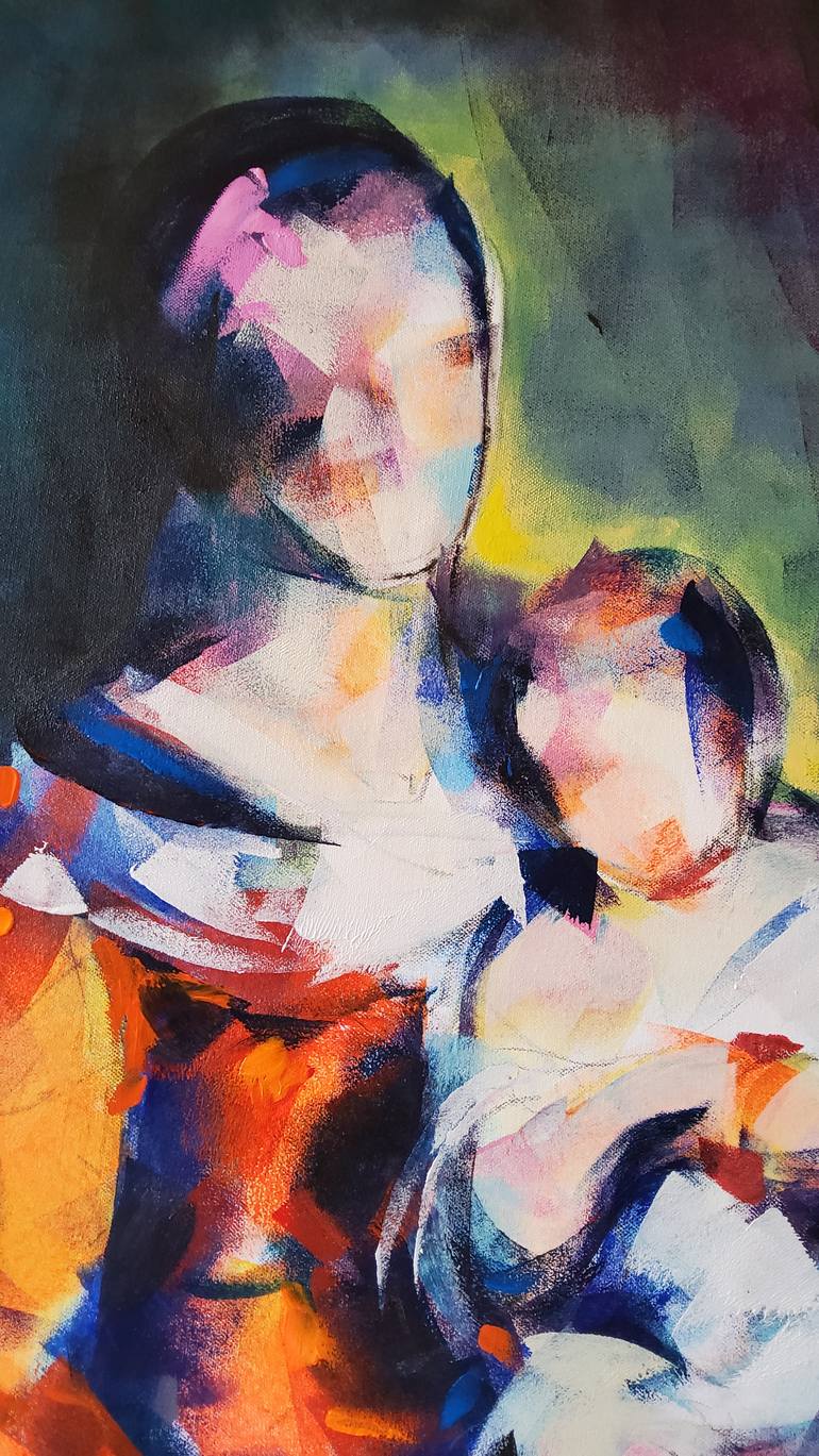 Original Figurative Women Painting by Marina Del Pozo