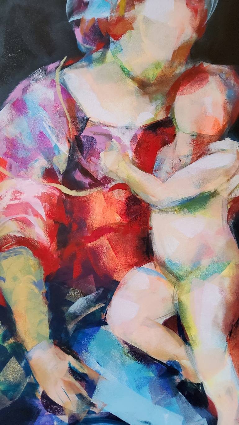 Original Figurative Women Painting by Marina Del Pozo