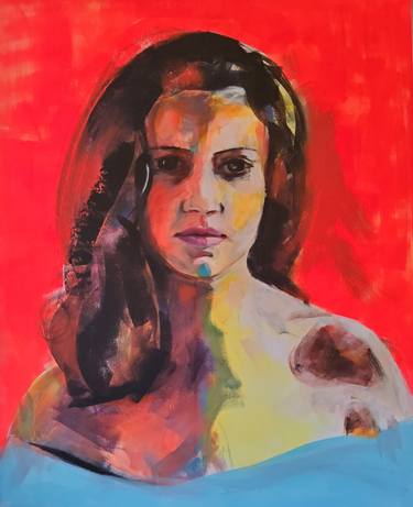 Print of Portraiture Women Paintings by marina del pozo