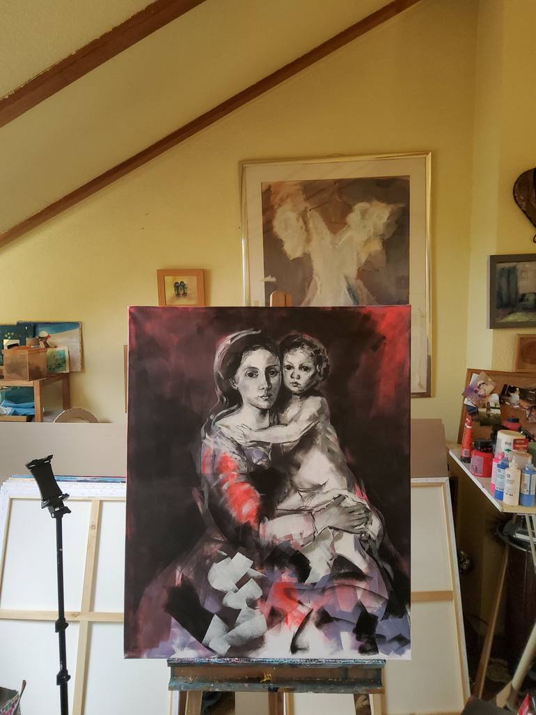 Original Women Painting by marina del pozo