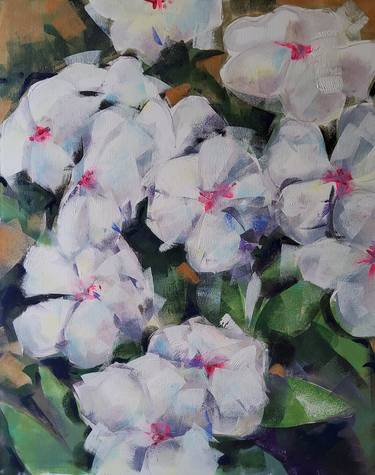 Print of Floral Paintings by marina del pozo