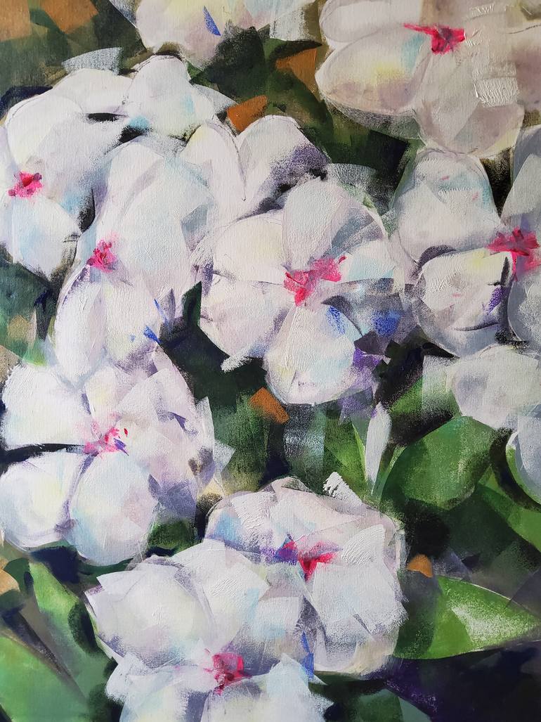 Original Figurative Floral Painting by Marina Del Pozo