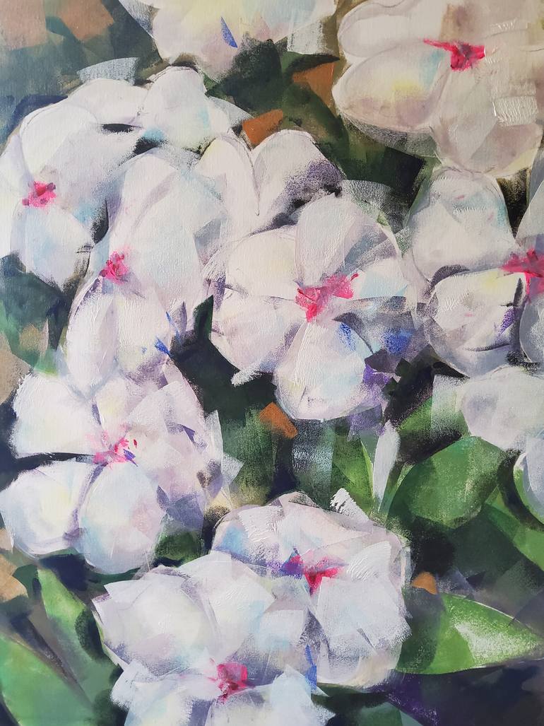 Original Figurative Floral Painting by Marina Del Pozo