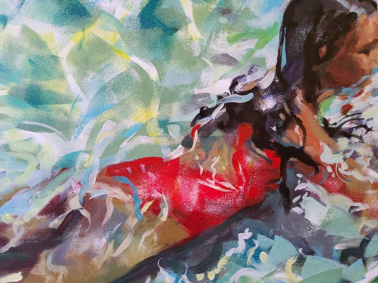 Original Figurative Water Painting by Marina Del Pozo