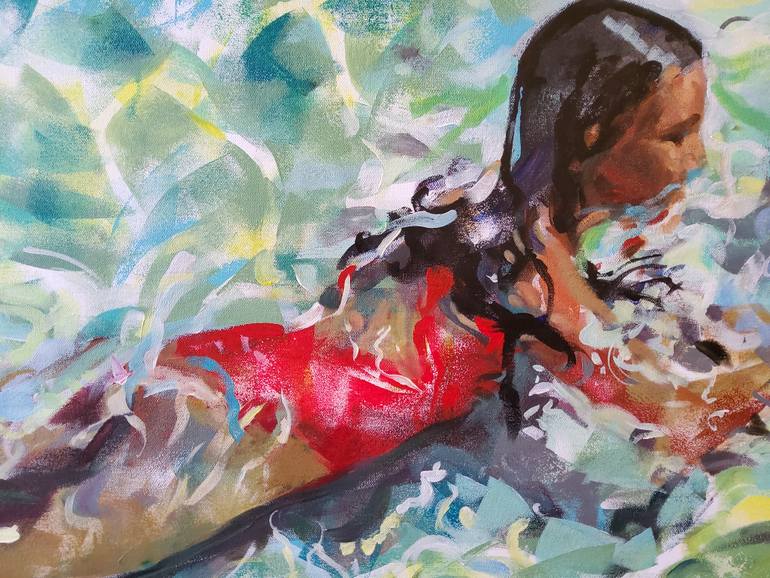 Original Figurative Water Painting by Marina Del Pozo